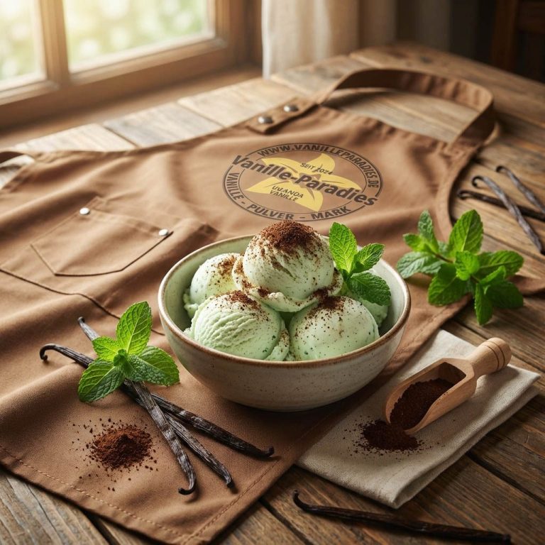 Vanille-Minz-Eiscreme Vanille-Minz-Eiscreme