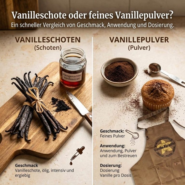Vanilleschote vs. Vanillepulver?
