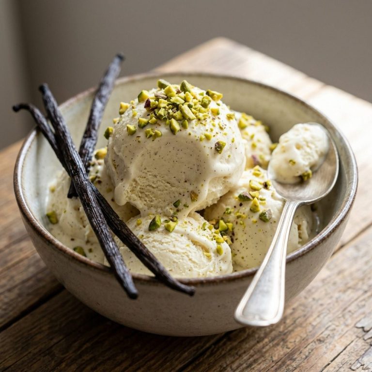 Vanille-Pistazien-Eis Vanille-Pistazien-Eis