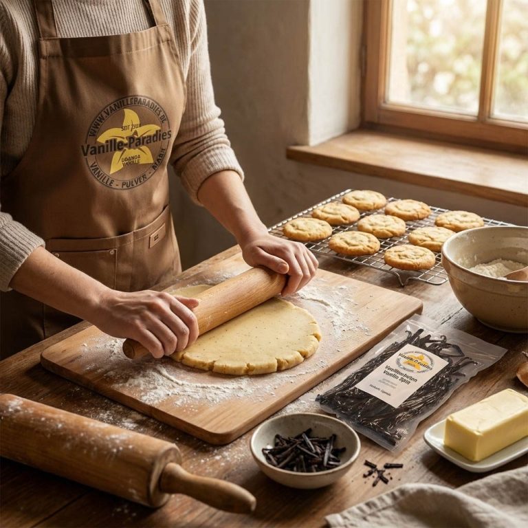Vanille-Shortbread mit Uganda-Vanille – Buttrig & Aromatisch