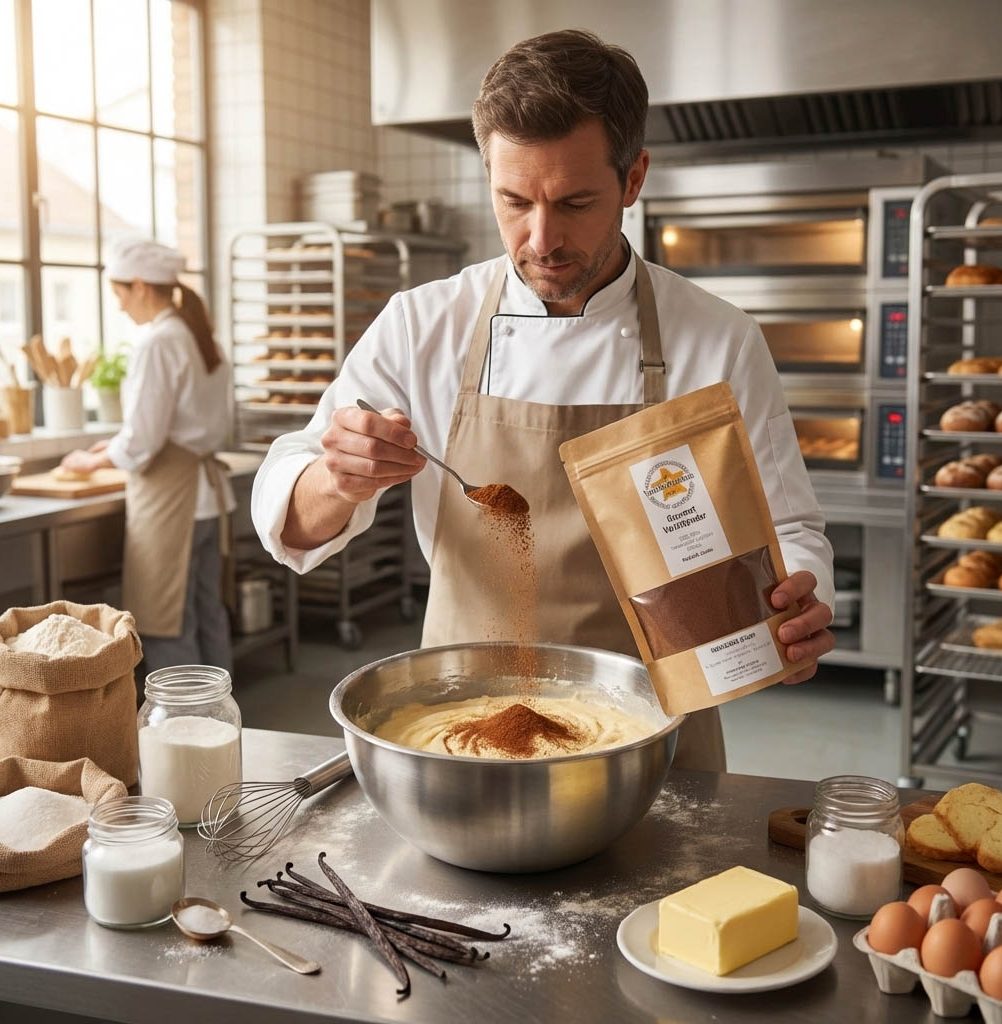Vorteile von Gourmet Vanillepulver für das Backgewerbe